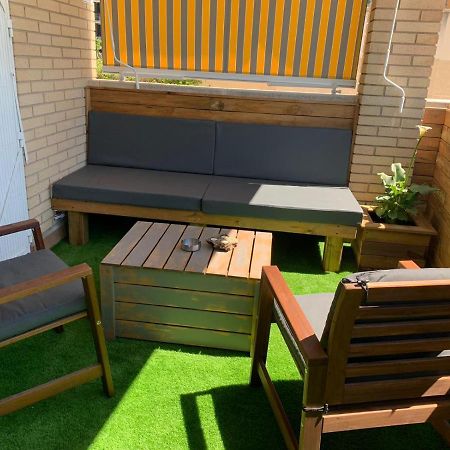 Apartamento Para 5 Personas Frente Al Mar Con Piscina Y Parking Cubelles Kültér fotó
